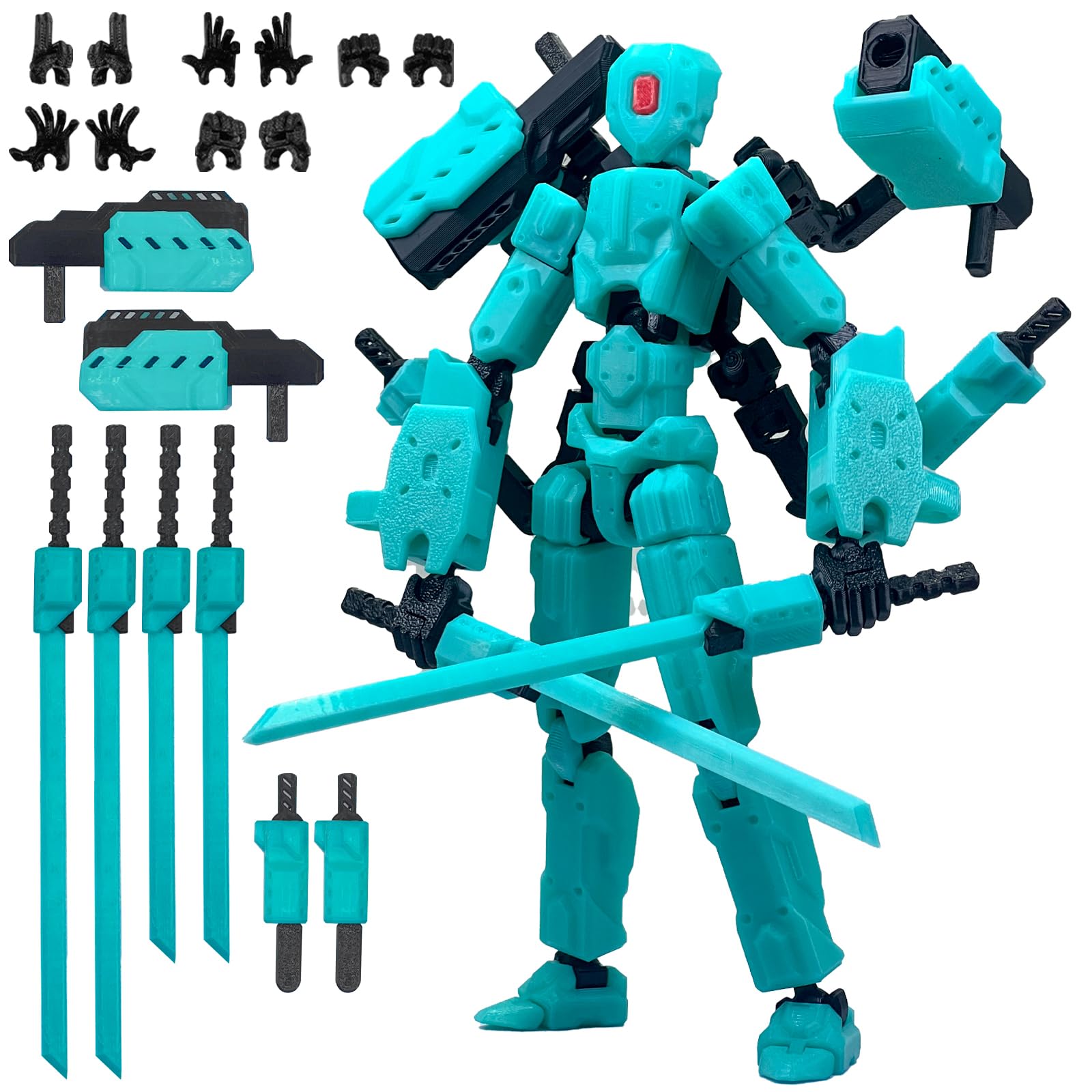 Nova Decor & Lighting Vase Glass Brun 26Cm - (Assemblaggio Completo) Set di Action Figure