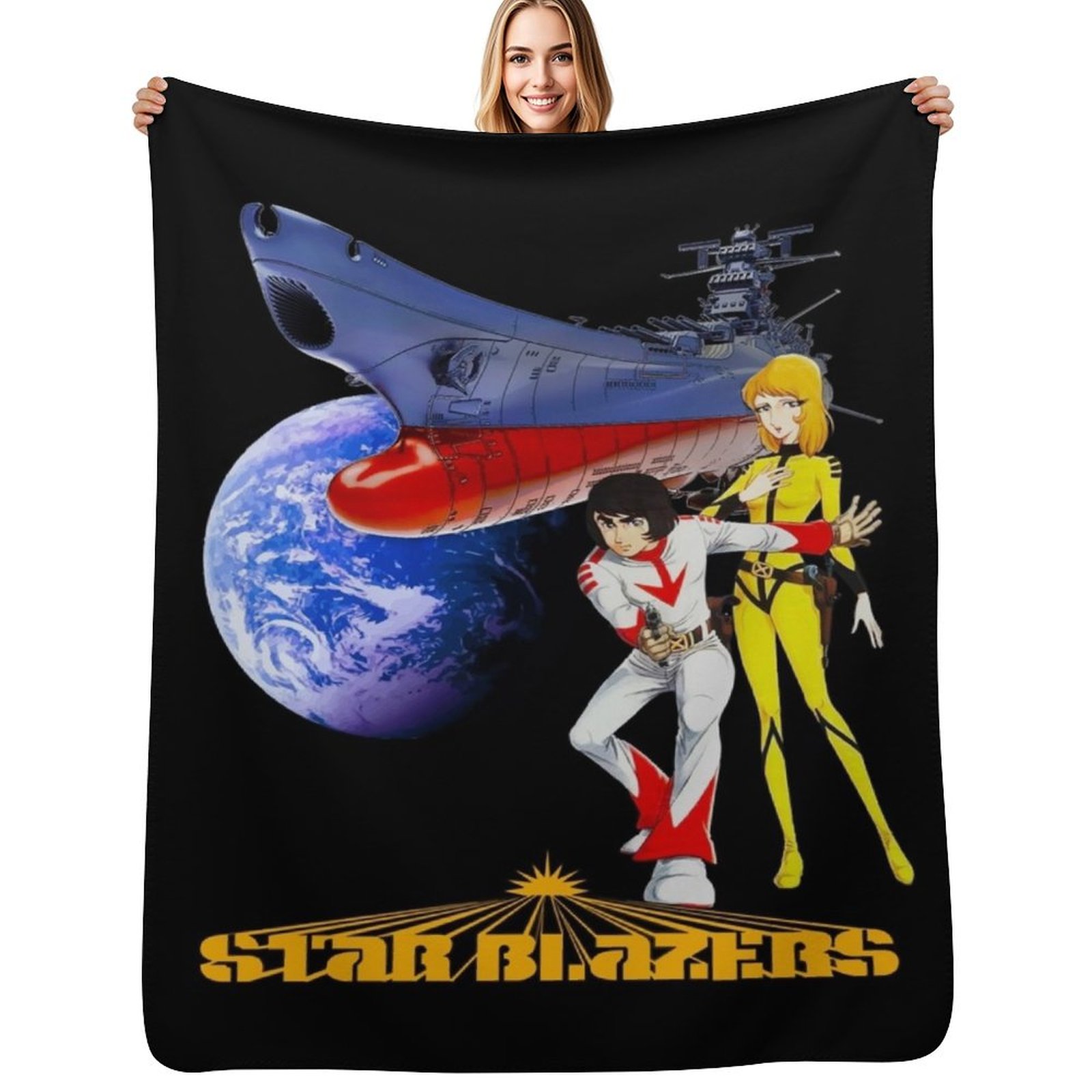 Nova Decor & Lighting Vase Glass Brun 26Cm - T-shirt classica Star Blazers, Coperta decorativa