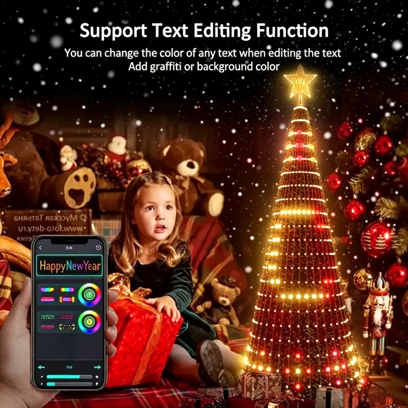 Lighting Tree Decor - Luce Decorativa per Albero di Natale
