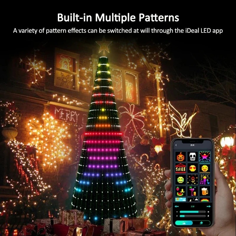 Lighting Tree Decor - Luci a Stella di Natale RGB