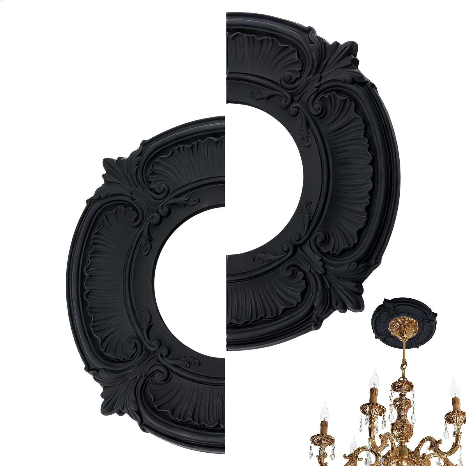 Kitchen Decor Lighting - Pannello Decorativo Nero per Ventilatore a