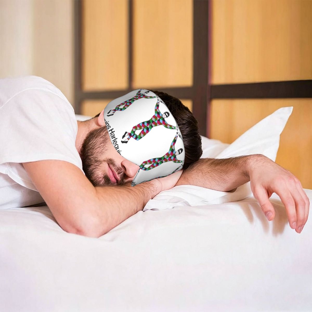 Home Lighting & Decor St Catharines On - Maschera per dormire Harlequins-Merch, copri-occhi portatile