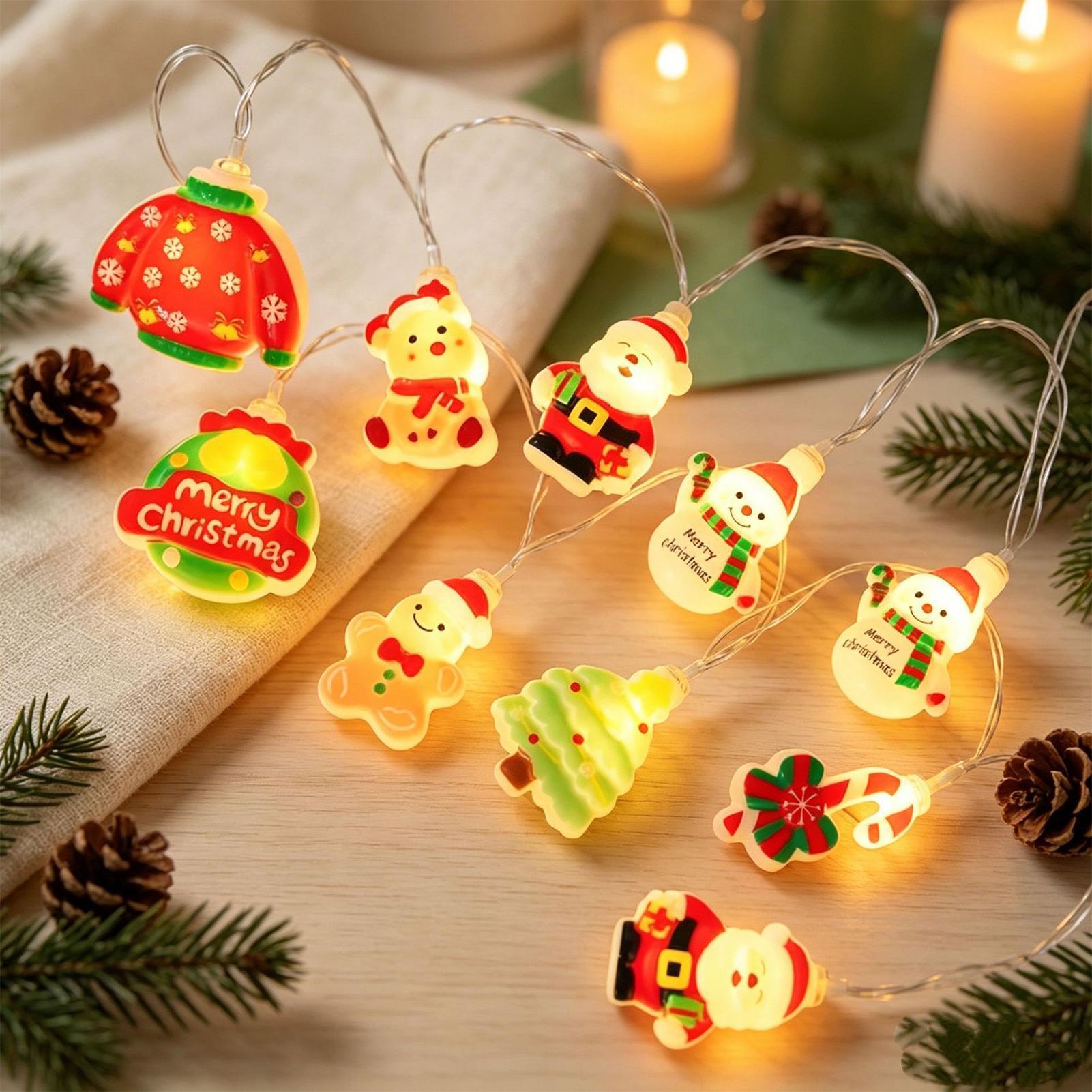 Lighting Tree Decor - Luci a Stringa LED Babbo Natale