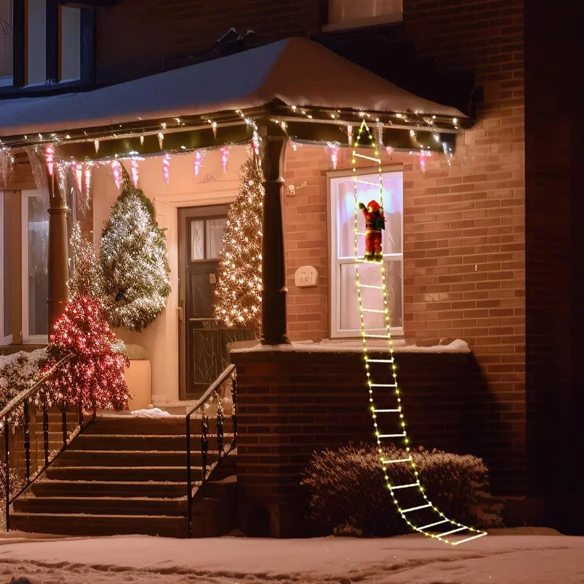 LED Ladder Light per babbo nat - Lighting Tree Decor recensione e prezzo
