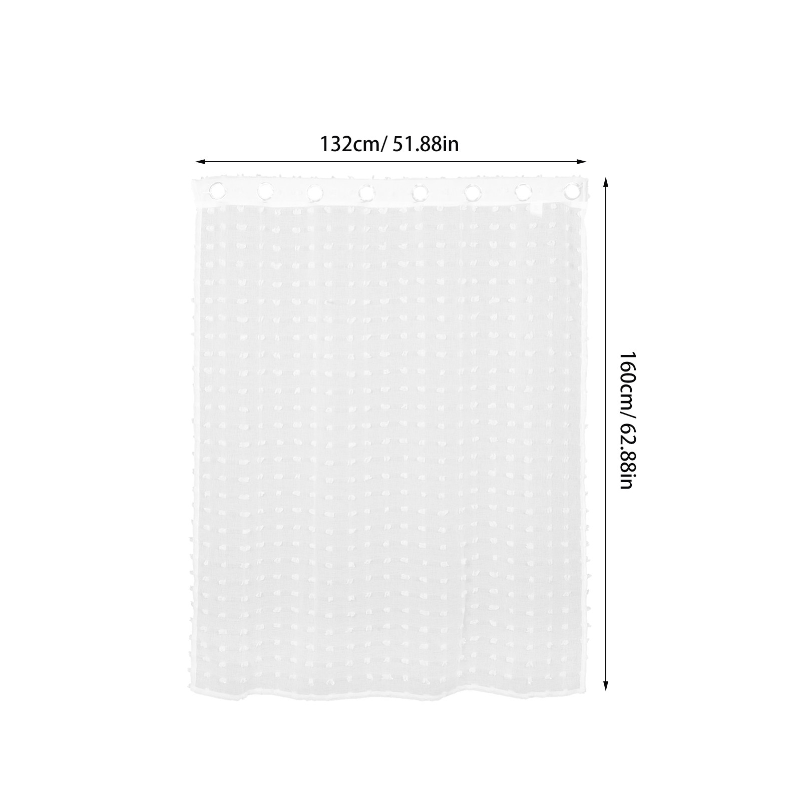 Tenda velata bianca a pois, fi - Kitchen Decor Lighting recensione e prezzo