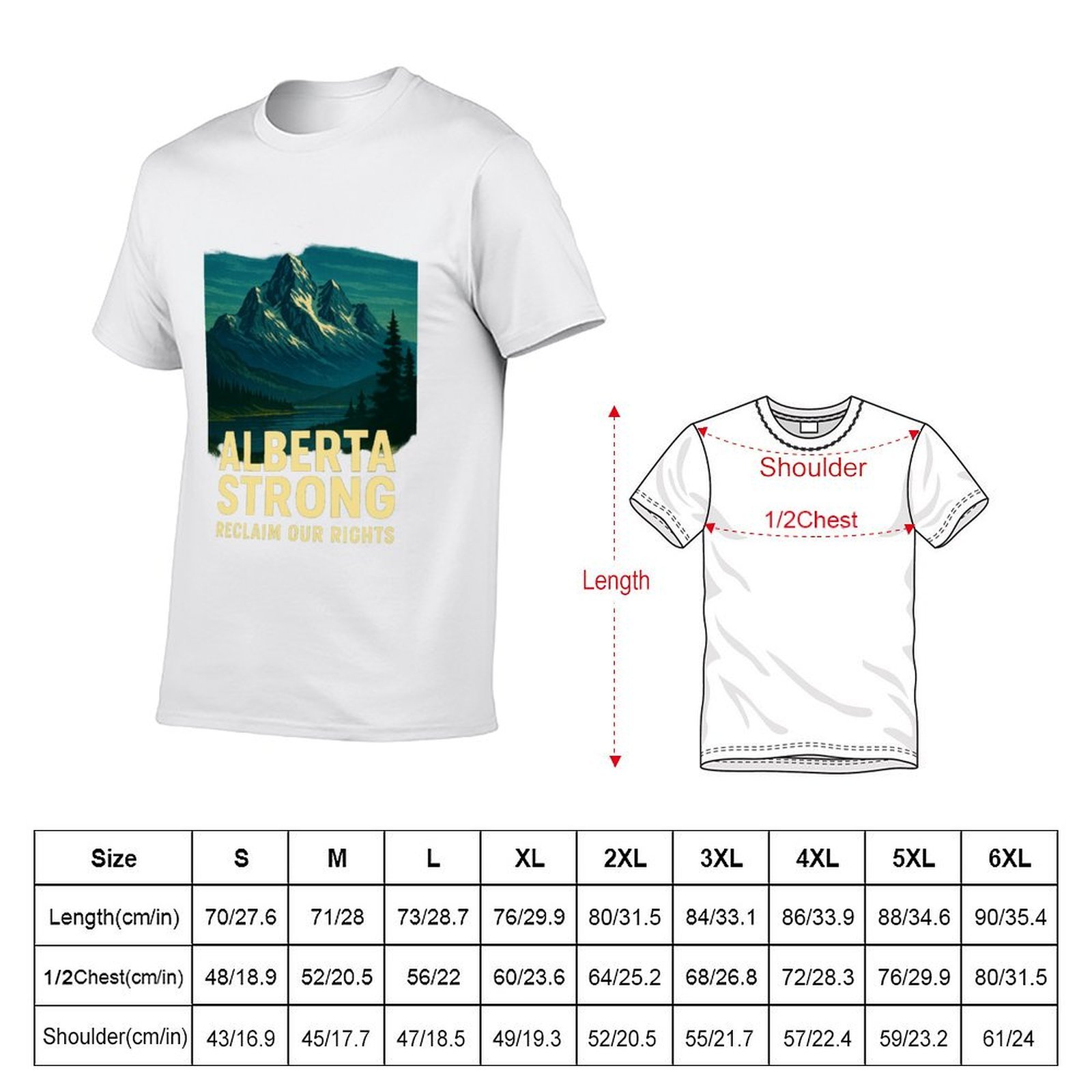 Alberta Strong T-shirt casual  - Alberta Lighting & Decor Reviews recensione e prezzo
