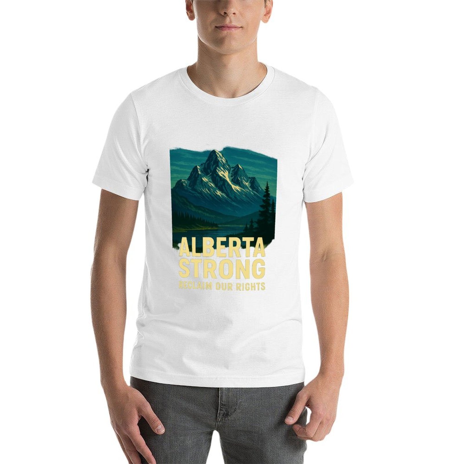 Alberta Strong T-shirt casual  - Alberta Lighting & Decor Reviews recensione e prezzo