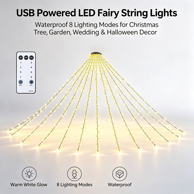 Luci a stringa LED USB, luci i - Lighting Tree Decor recensione e prezzo