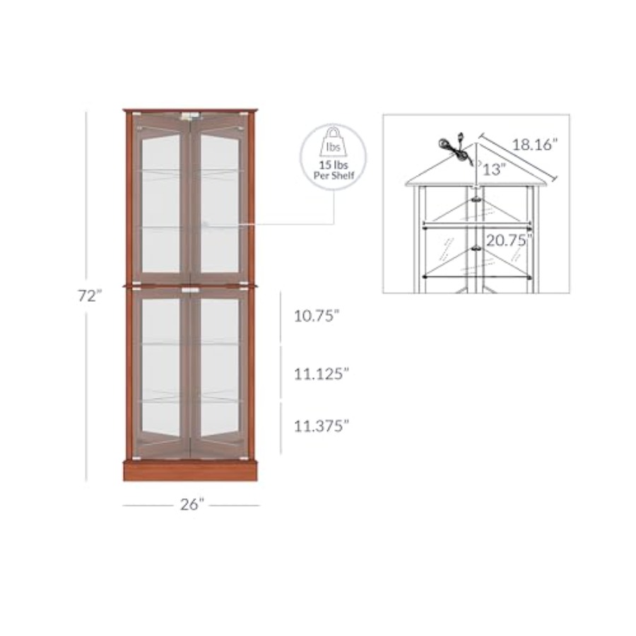 Vetrina angolare illuminata pe - Home Lighting & Decor St Catharines On recensione e prezzo