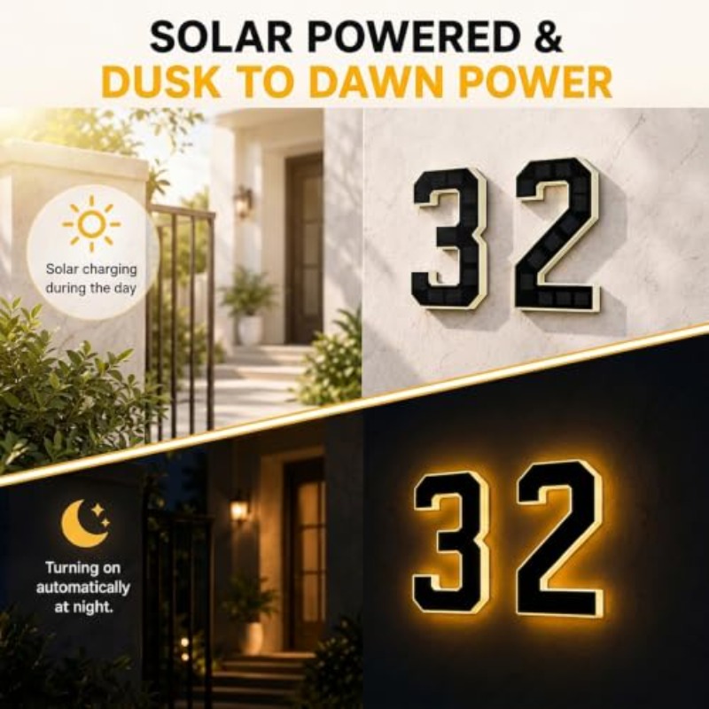 Luce LED per Numero Civico a E - Decor Lighting Address recensione e prezzo