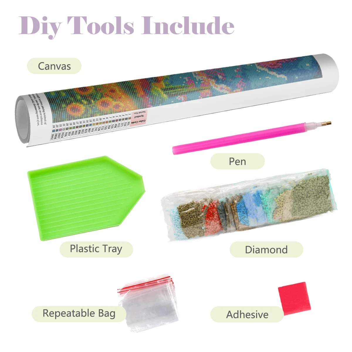 Kit Pittura Diamante Fai da Te - Nova Decor & Lighting Vase Glass Brun 26Cm recensione e prezzo