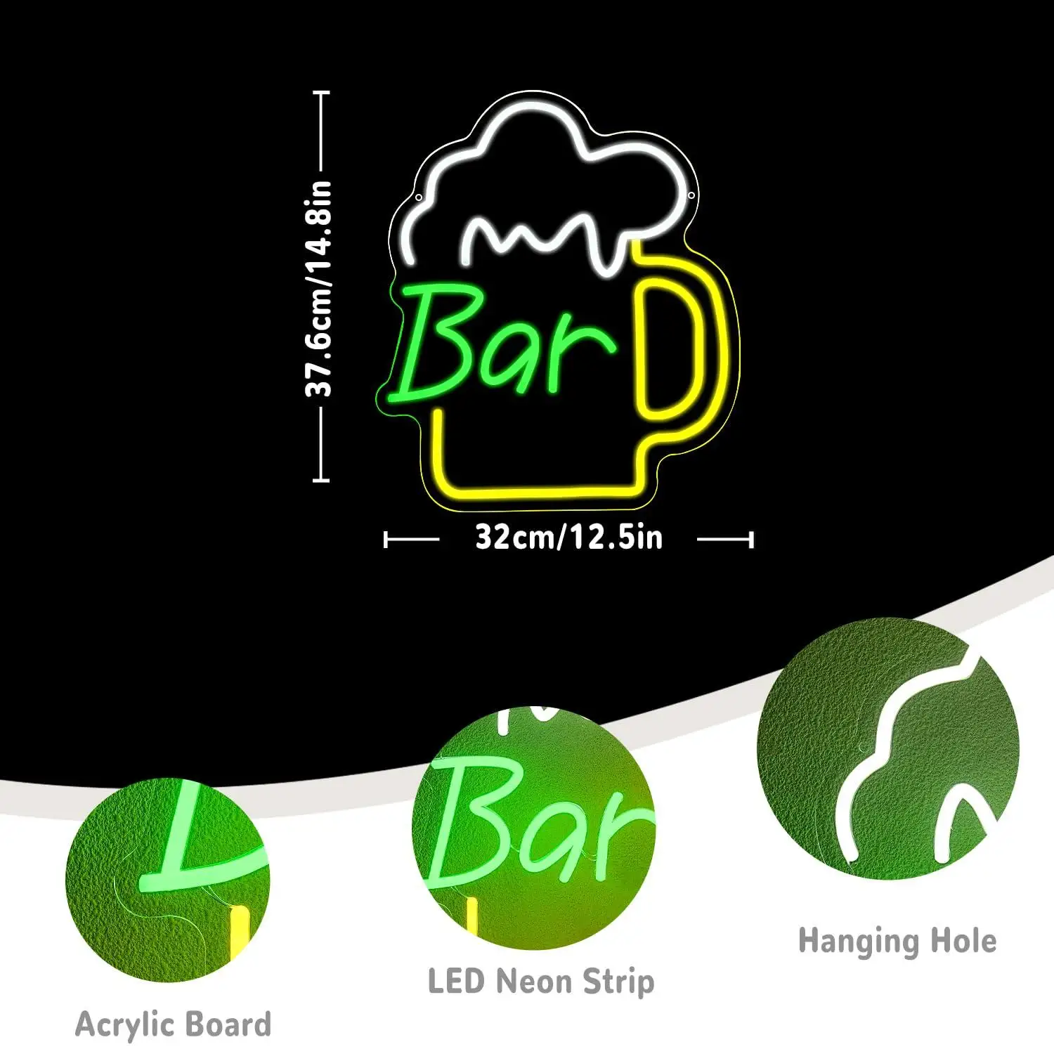 Insegna al Neon per Bar con Lu - Kitchen Decor Lighting recensione e prezzo