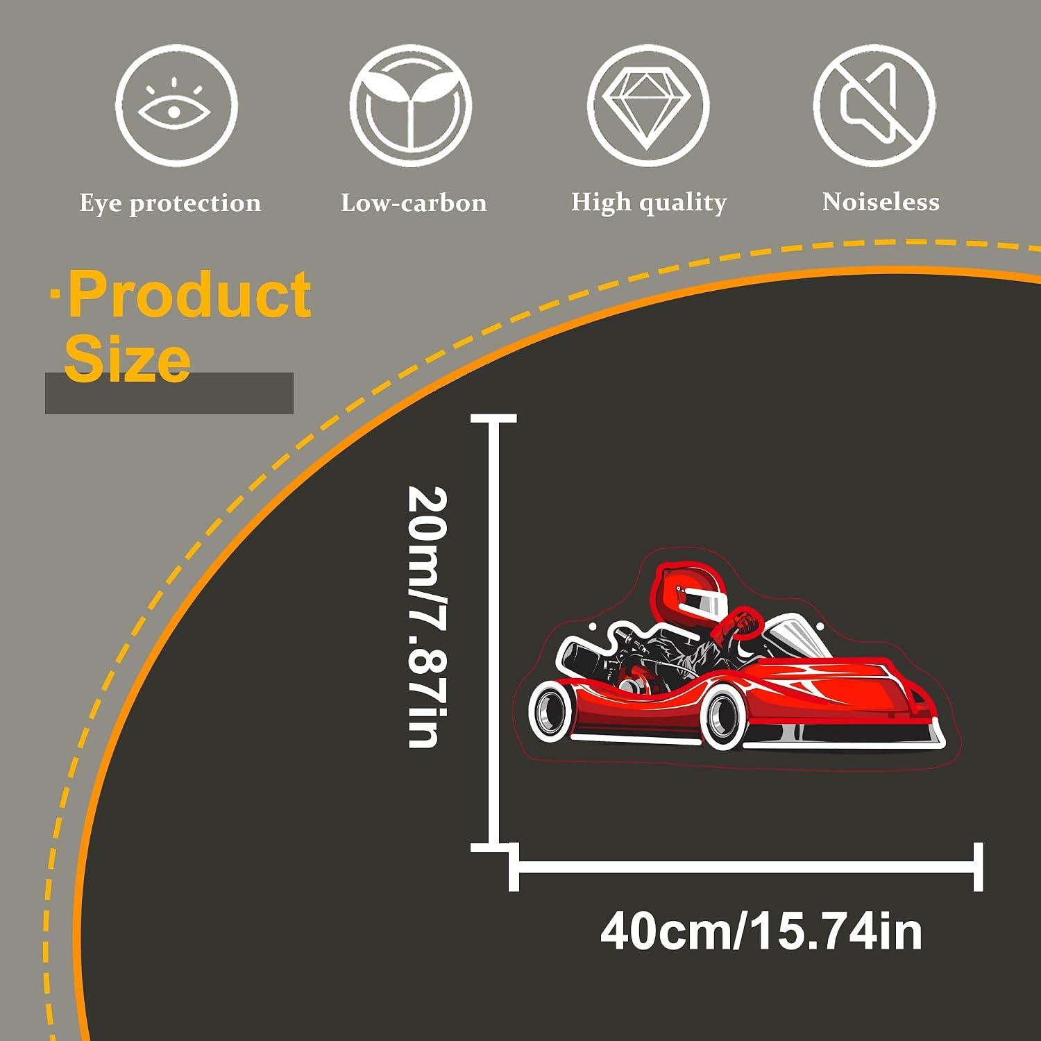 Insegna al Neon Go Kart Racer, - Decor Kart Lighting recensione e prezzo