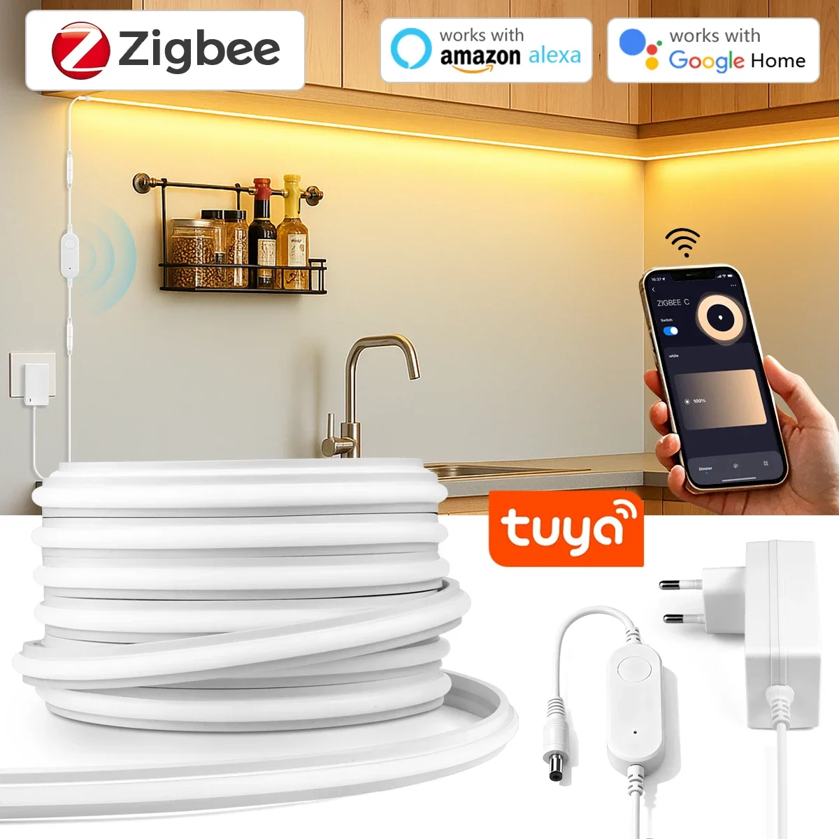 Striscia LED Neon Zigbee 3.0 2 - Kitchen Decor Lighting recensione e prezzo