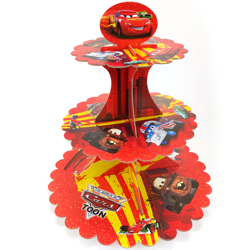 Espositore per Cupcake a 3 Liv - Lighting Mcqueen Decor recensione e prezzo
